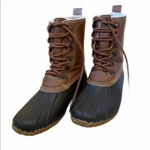 Esprit Harbour Duck Boots Rain Boots Fall Winter Boots, Size 9